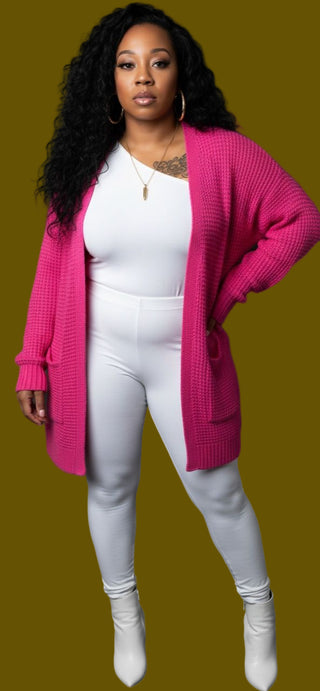 THE NYCHOLE ELLE-THE PINK DREAM CARDIGAN