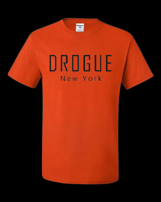 2. DROGUE NEW YORK UNISEX TSHIRT BURNT ORANGE