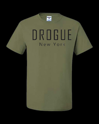 2. DROGUE NEW YORK UNISEX TSHIRT ARMY