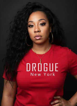 2. DROGUE NEW YORK RED UNISEX TSHIRT